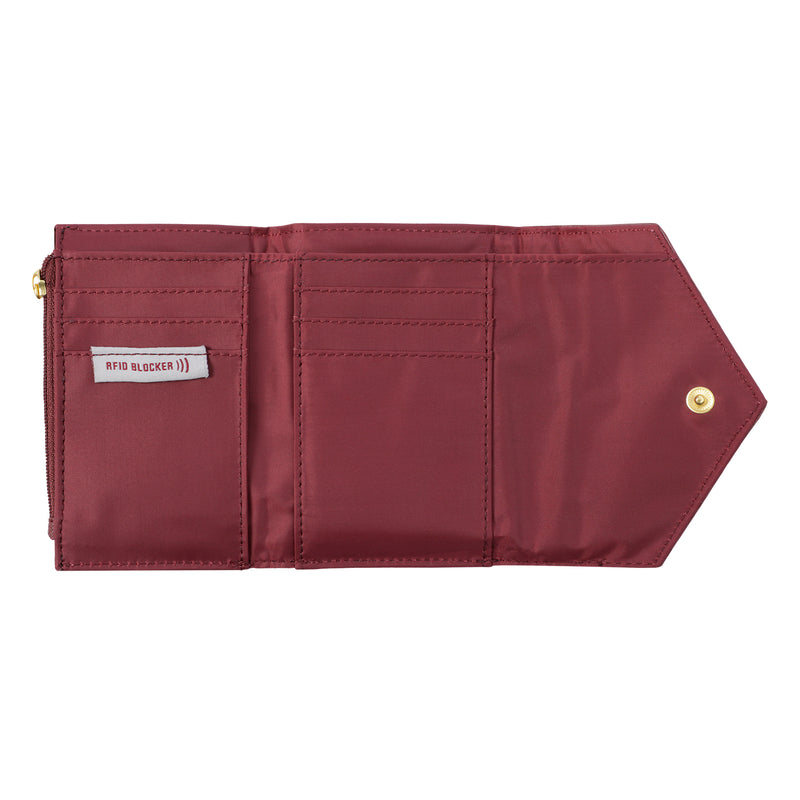 Billetera Pu Leather Rfid Neysa - Billetera Neysa Color: Rojo
