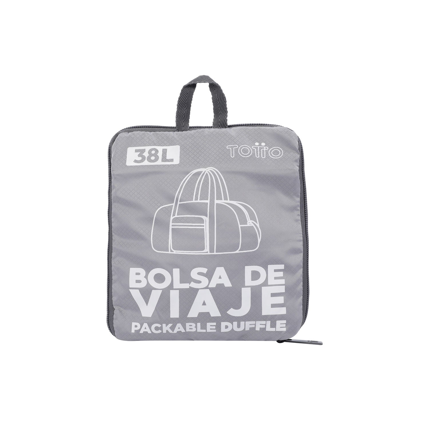 Bolso de Viaje Branel Plegable - Color: Gris Talla: L