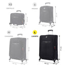 Maleta de Viaje Grande con Ruedas 360 Lacerta