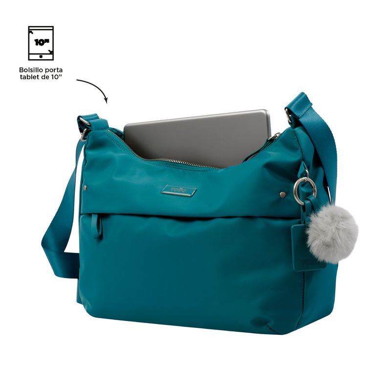 Bolso Para Mujer Con Porta Tablet Adelaide 1 - Color: Azul