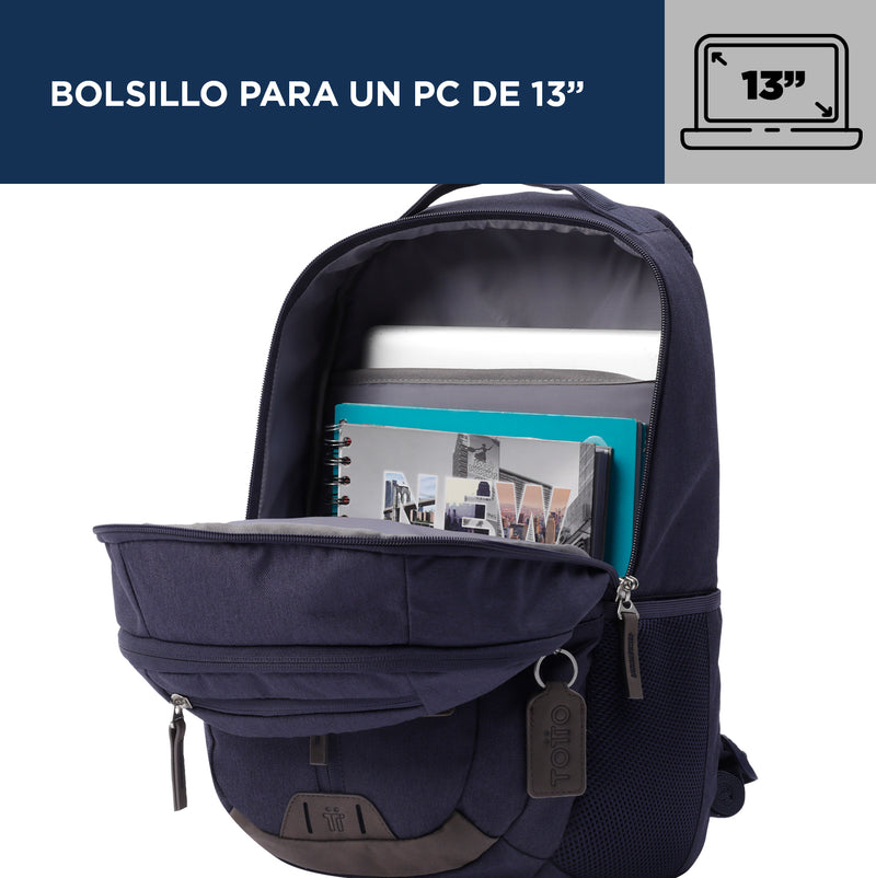 Mochila Compliment con porta laptop - Color: Azul