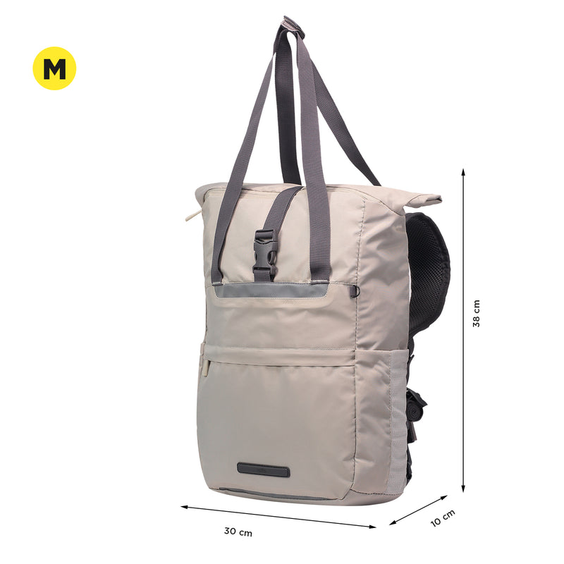 Mochila Gloty con porta laptop- Color: Terreo