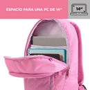 Mochila Arvar con porta laptop - Color: Rosado