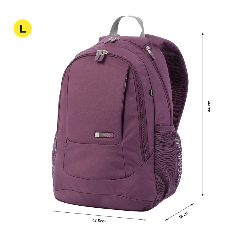 Mochila Porta Pc De 14" Goctal. - Color: Morado
