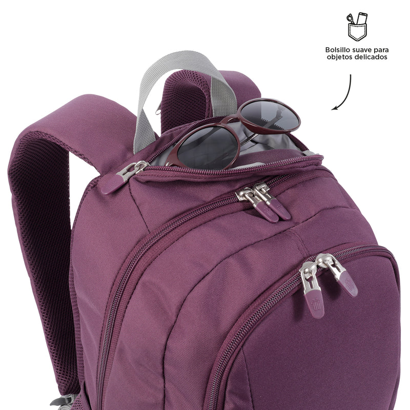 Mochila Porta Pc De 14" Goctal. - Color: Morado