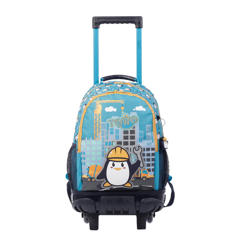 Mochila Rue Bomper Funny Penguin S - Color: Azul