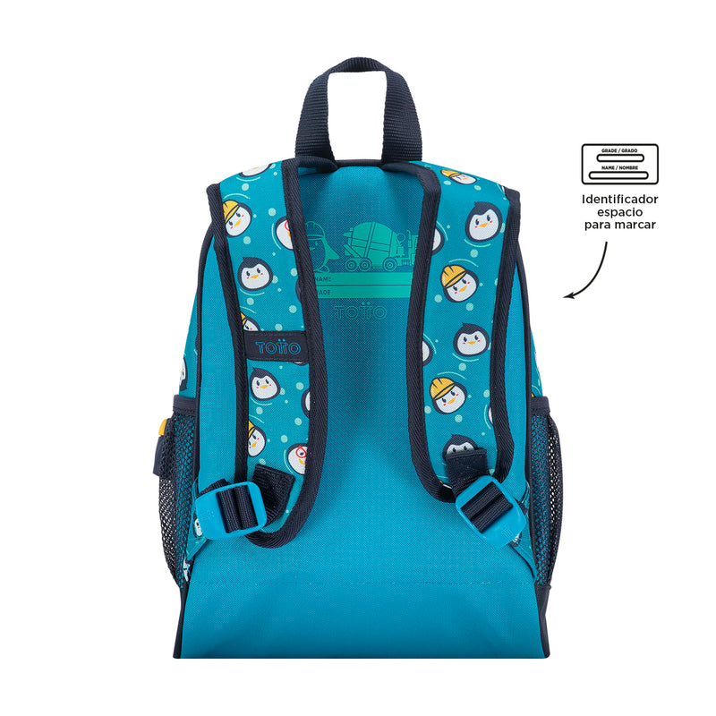 Mochila Funny Penguin S - Color: Azul