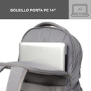 Mochila Dakari con Porta laptop- Color: Gris