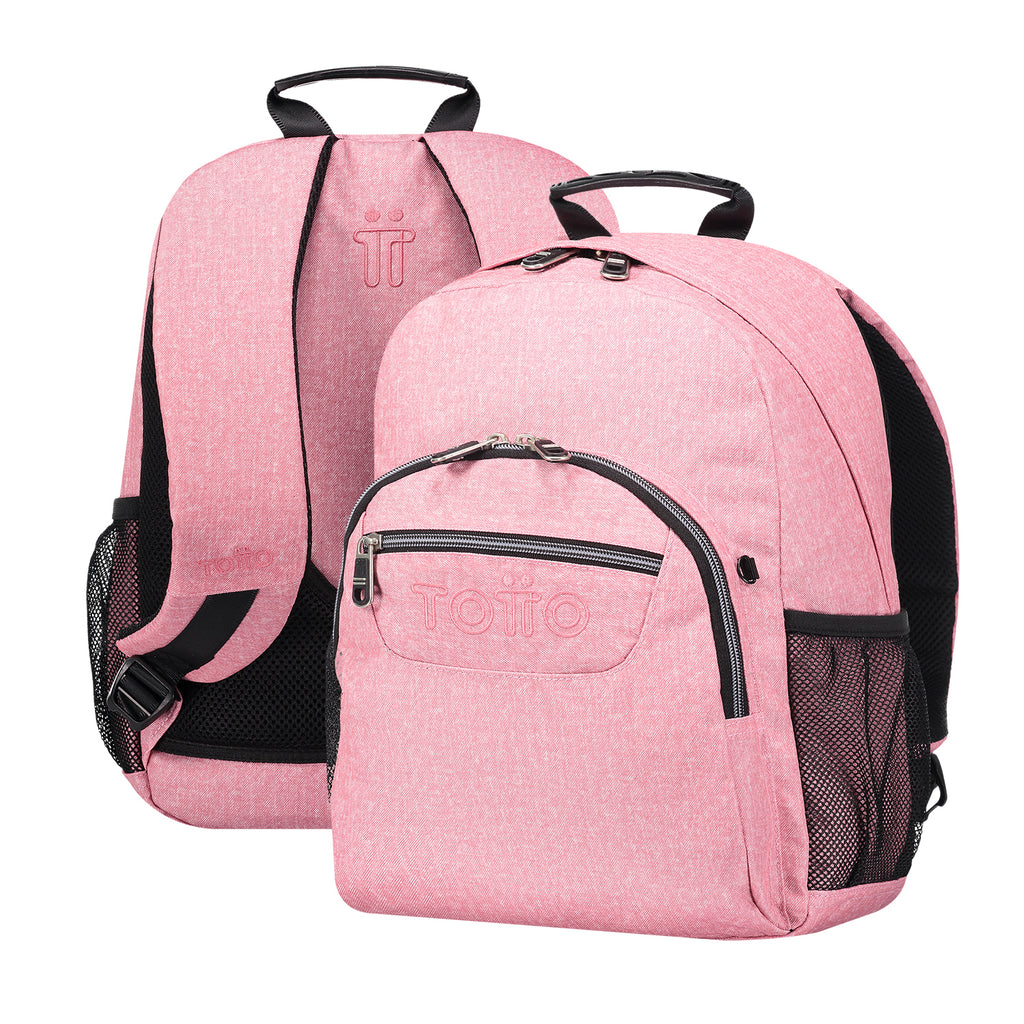 Mochila preescolar de textura de vaca rosa para niños niñas Kindergarten  mochila niño escolar mochilas, talla única , Textura de vaca rosa