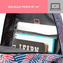 Mochila Tocax con porta laptop Color: Estampado