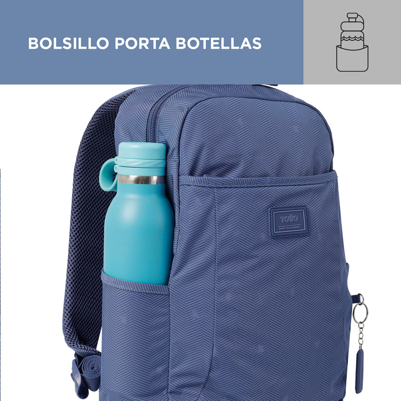 Mochila Zimval con porta laptop - Color: Estampado