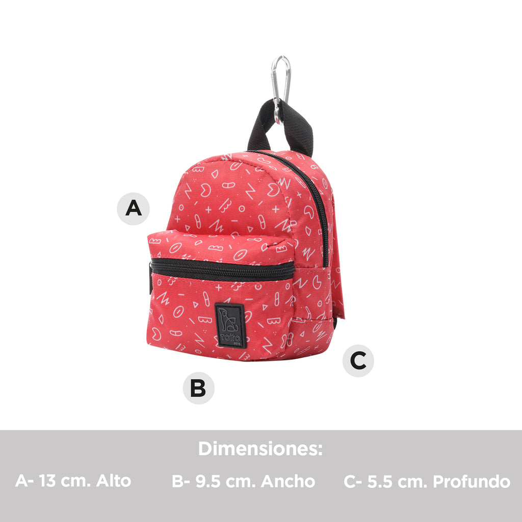 Mochila Mini Gary Color: Rojo