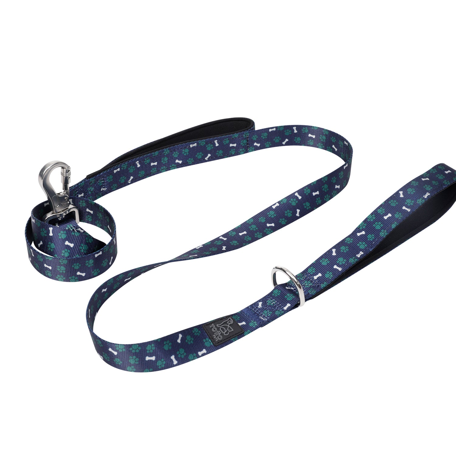Correa Para Mascota Drugo - Correa Manija Doble Drugo Color: Azul Talla: L