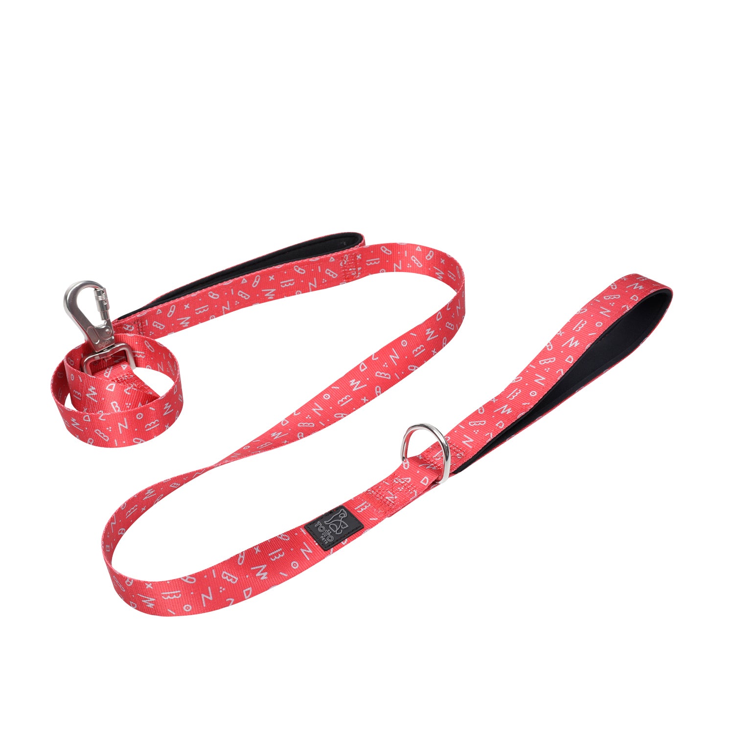 Correa Para Mascota Drugo - Correa Manija Doble Drugo Color: Rojo Talla: L